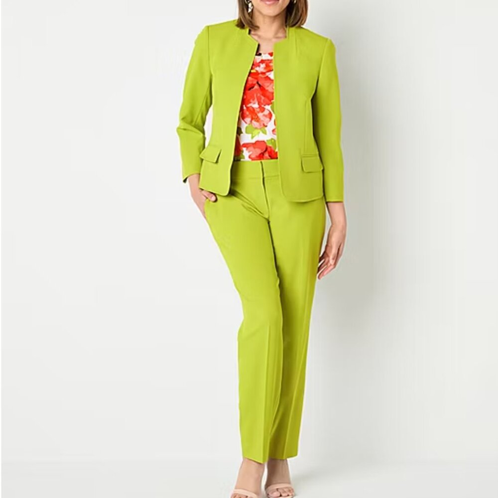 Evan-Picone Black Label Kiwi Crepe Blazer Jacket 6 NWT - Picture 9 of 12